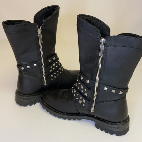 Harley-Davidson Adrian Black 8-Inch Boots size 7 - Picture 7 of 11